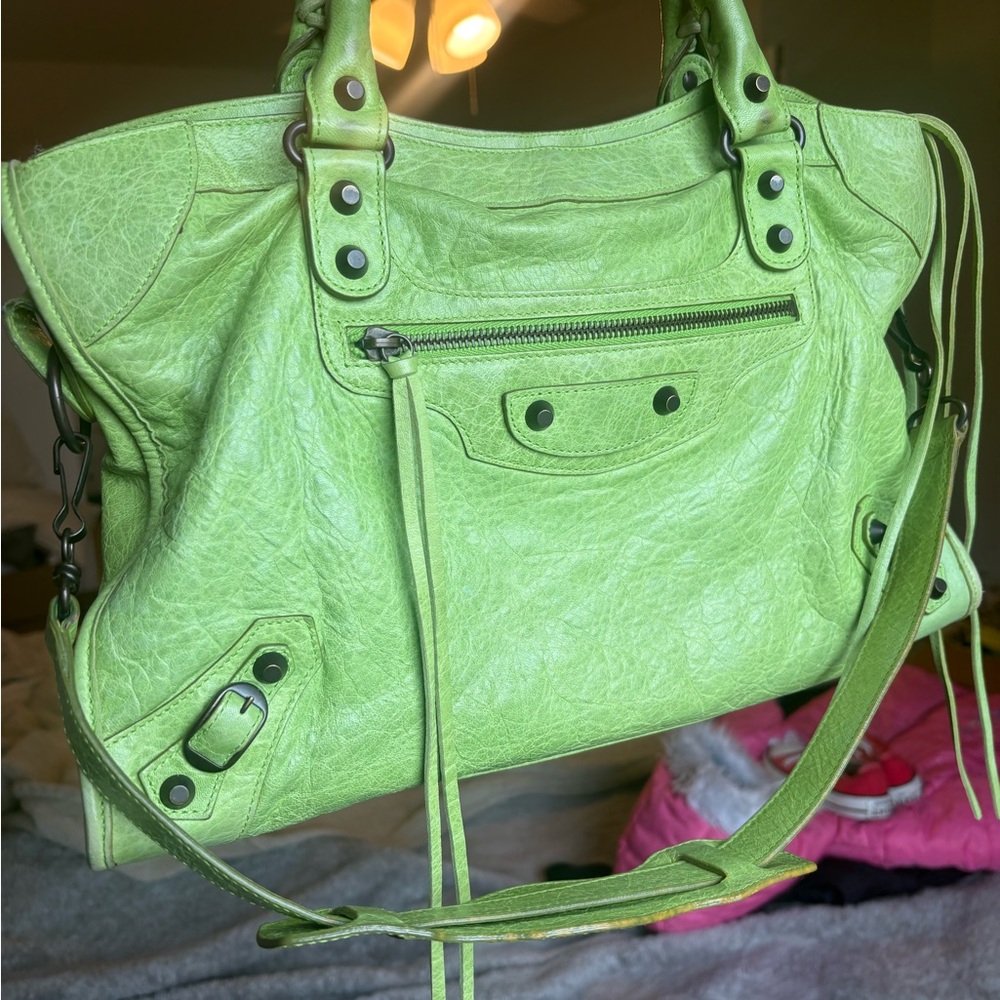 Vintage Balenciaga 2010 Limited Edition Lime City